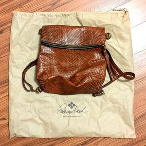 Convertible Luzille backpack/purse woven leather